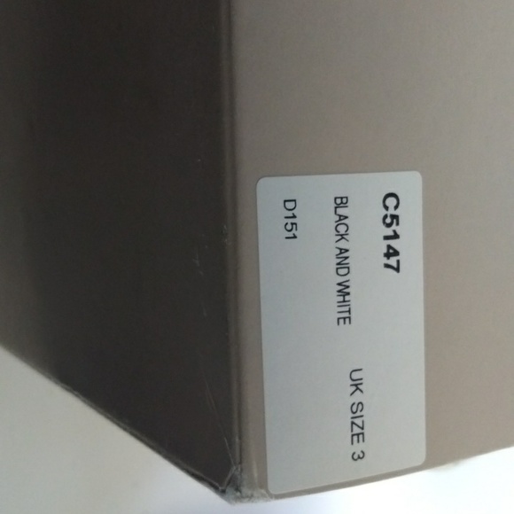 Dune Shoes UK 3 Eur 36 cream and black - Picture 4 of 8